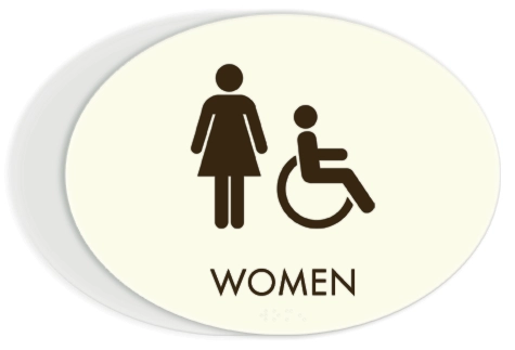 Women Sign w/Female & ISA Symbols