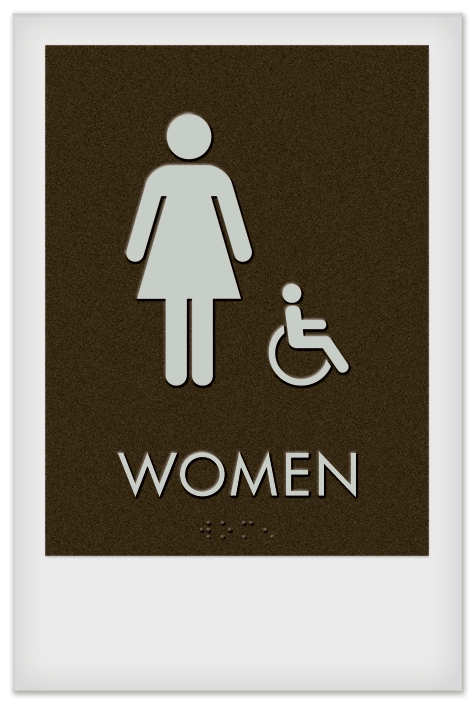 Women Sign w/Female & ISA Symbols