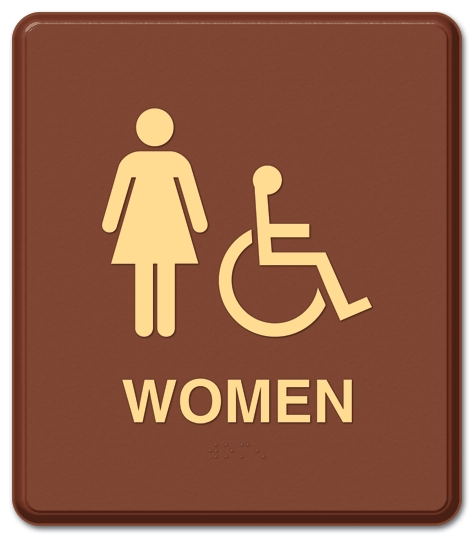 Women Sign w/Female & ISA Symbols