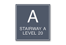 Stairs/Elevator Signs