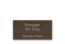 Manager On Duty Signs