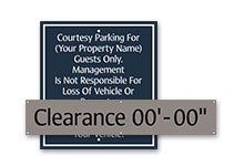 Universal Parking Signs