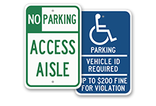 Disabled & State Parking Signs