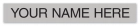 Additional Nameplate for Manager on Duty Sign