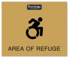 Area of Refuge Sign - Dynamic ISA Symbol