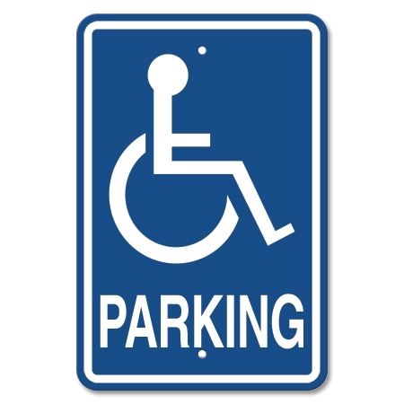 Parking with ISA symbol