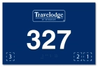 Room Number Sign w/Logo & Symbols
