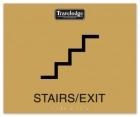 Stairs / Exit Sign w/Symbol