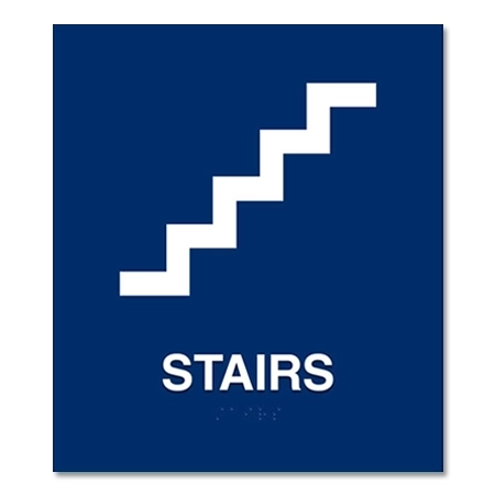 Stairs Sign w/ Symbol
