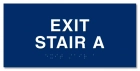 Stairway Exit Sign - DC Compliant