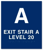 Stairway ID Sign - NYC Compliant