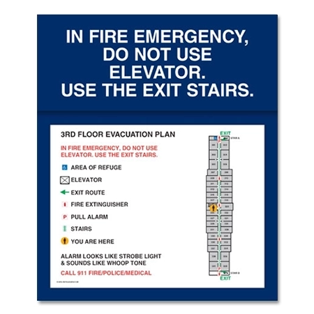 Standard Elevator Evacuation Plans - NYC Compliant