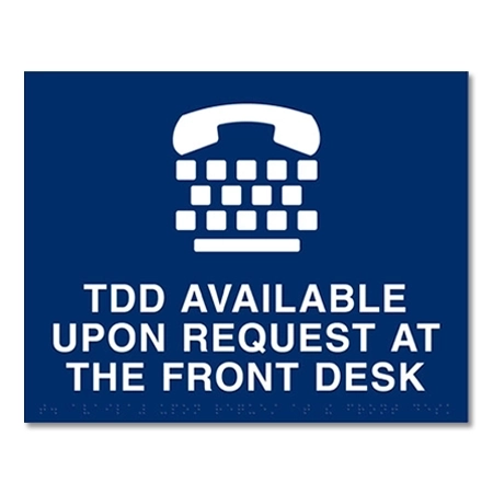 Telephone/TDD Sign w/Symbol