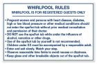 Whirlpool Rules Sign