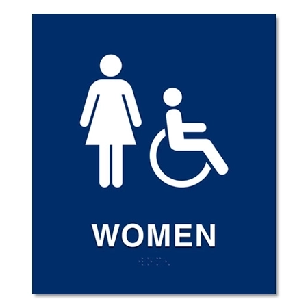 Women Sign w/Female & ISA Symbols