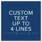 4-Line Common Room Sign