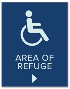Accessible Direction Sign w/ ISA