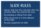 Arkansas Slide Rules Sign