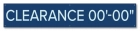 Clearance Sign w/Height Indicator