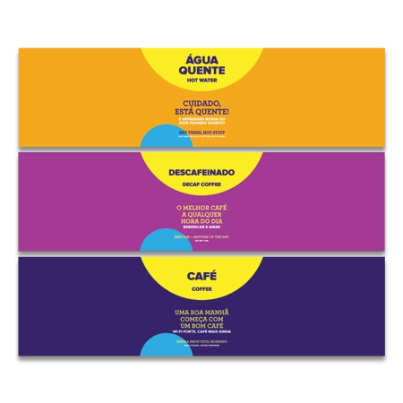 Coffee & Hot Water Wrap Set - Portuguese/English