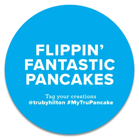 Double-Sided Countertop Pancake Sign