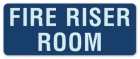 Fire Riser Room Label