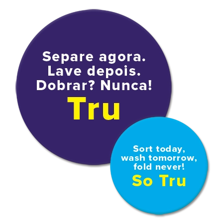 Guest Laundry Sign - Replacements Only - Portuguese/English