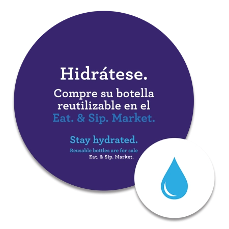 Hydration Station Graphic  - Spanish/English