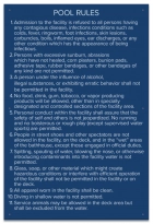 Kentucky Pool Rules Sign