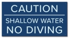Maricopa County, Arizona No Diving Sign