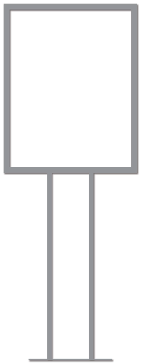 Metal Floor Stand - For TRU-PD2822A-1 and QH2822A-1