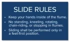 New York City White-Water Slide Rules Sign