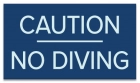 Ontario Canada No Diving Sign