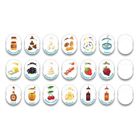 Pancake Personality Replacement Magnets  -  Replenishment Item