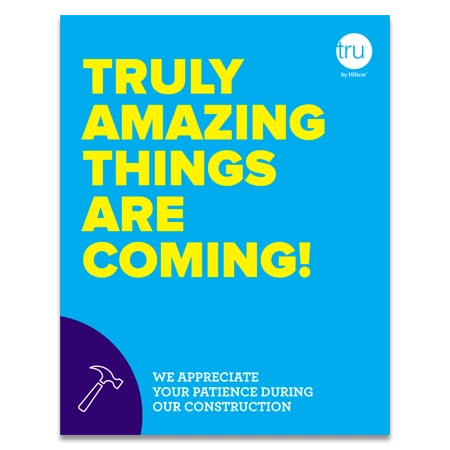 Pardon Our Dust Sign/Poster Only