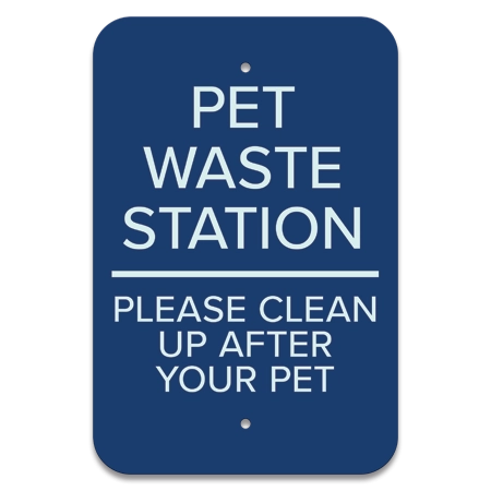 Pet Waste Station Sign
