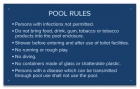 South Dakota Pool Rules Sign