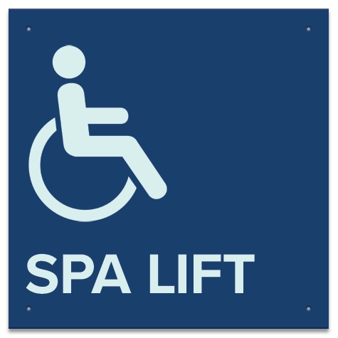Spa Lift w/ISA Symbol - Large