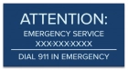 Utah Emergency Pool Sign