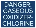 Virginia Danger Gaseous Chlorine Sign