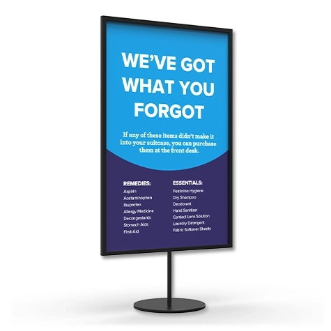 We've Got What You Forgot Tabletop SignFor Renovation Properties