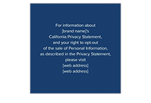 Privacy Statement Sign