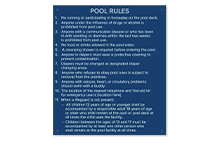 Pool/Spa Signs
