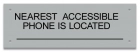 Accessible Phone Location Sign