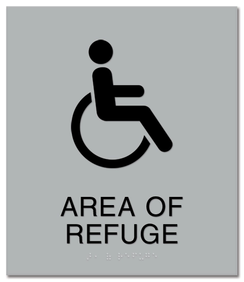 Area of Refuge Sign - ISA Symbol