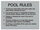 Connecticut Pool Rules Sign