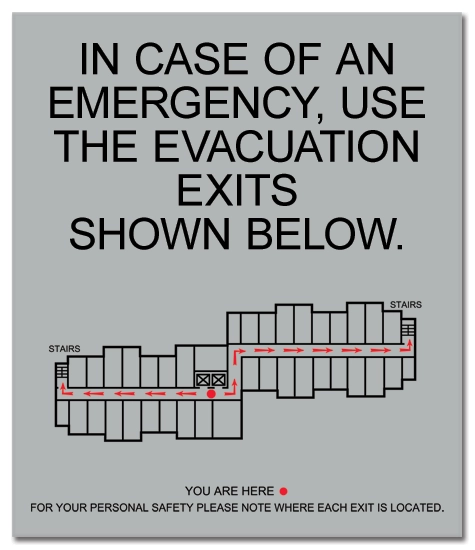 Emergency Exits Evacuation Plan