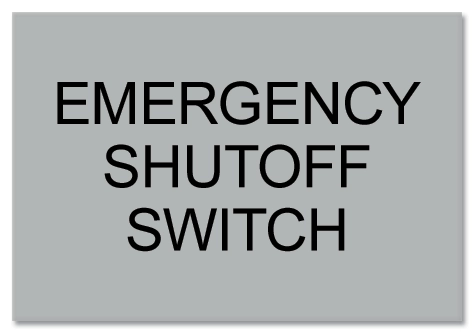 Emergency Shut Off Switch