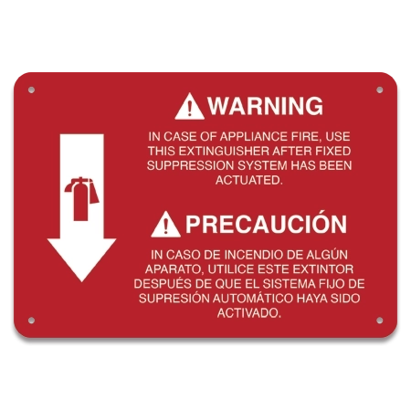 Fire Extinguisher Sign