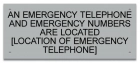 Kentucky Emergency Phone Location Sign